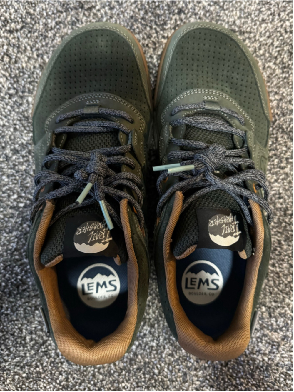Unisex Lems Trail Thrasher Trail Sneaker in Moss Size Men 8.5 or Women 10 - Picture 12 of 14